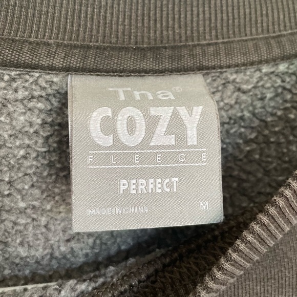 TNA Cozy Fleece Perfect Crewneck Sweatshirt - Picture 4 of 5